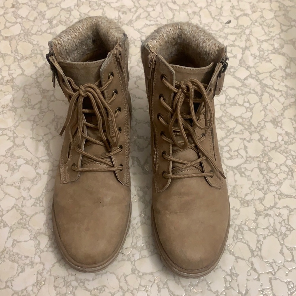 Brown Combat Boots